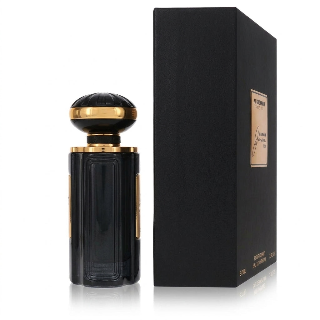 Eau de Parfum fragrance set — Studio - Side View | Generated by Modelize