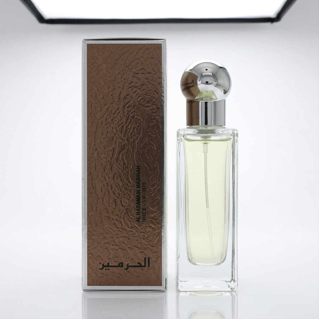 Eau De Parfum fragrance — Studio - Side View | Generated by Modelize