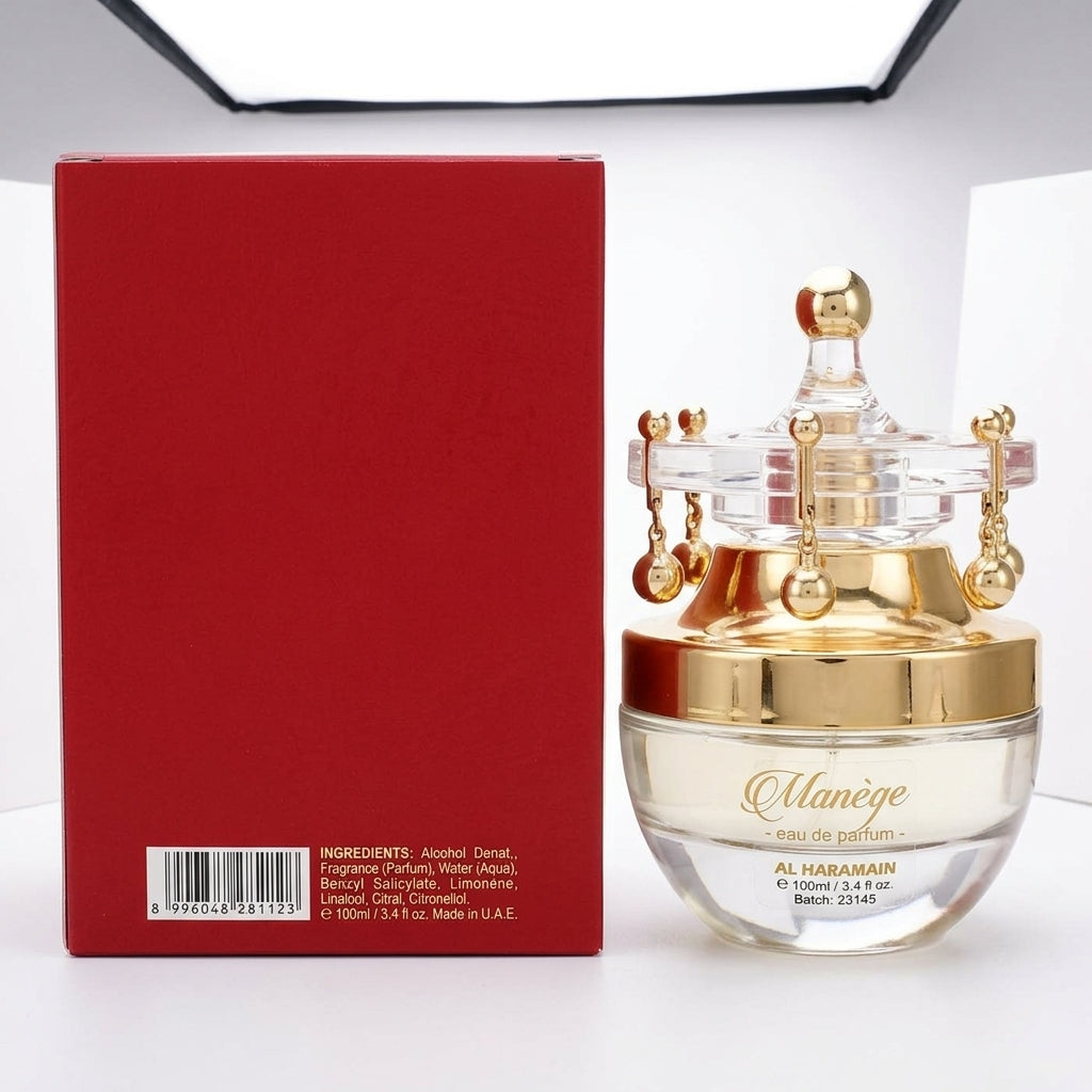 Eau De Parfum Spray — Studio - Back View | Generated by Modelize