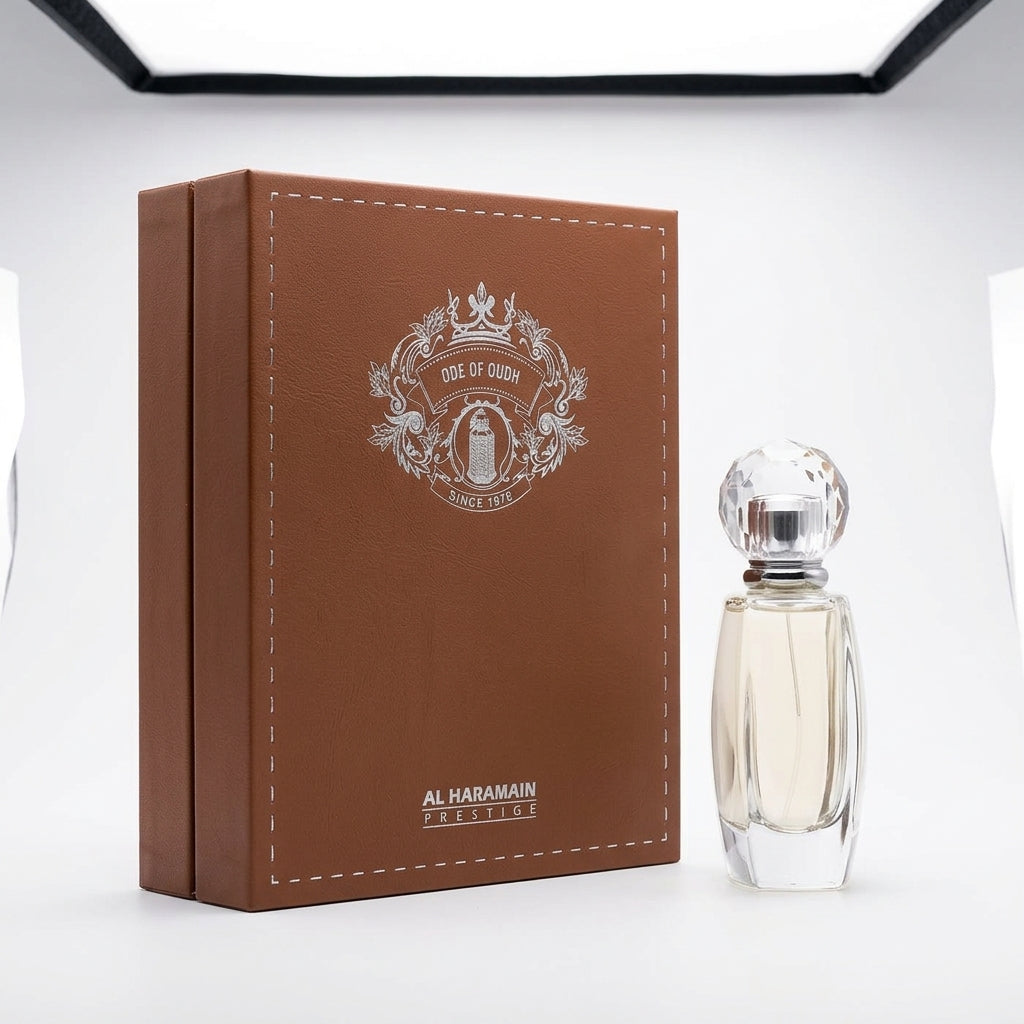 Eau De Parfum — Studio - Side View | Generated by Modelize