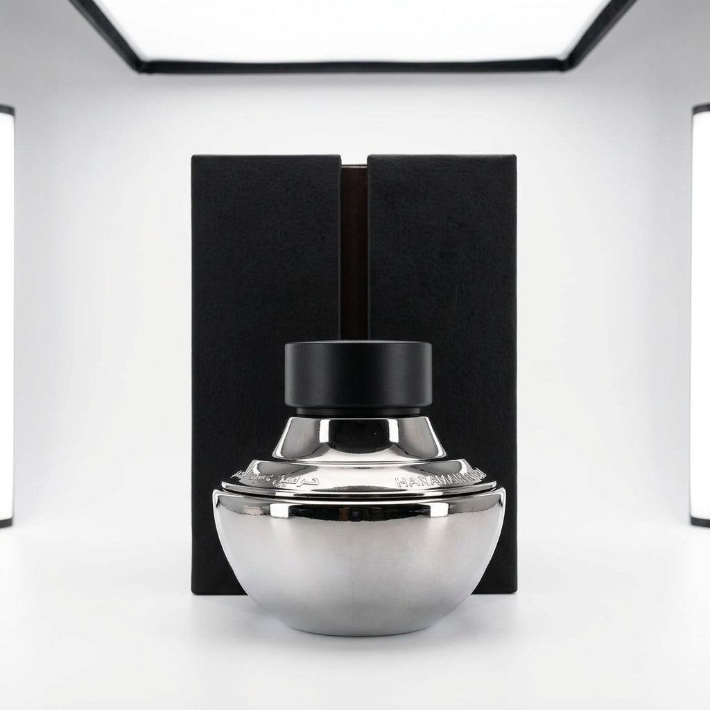 Eau De Parfum fragrance set — Studio - Side View | Generated by Modelize