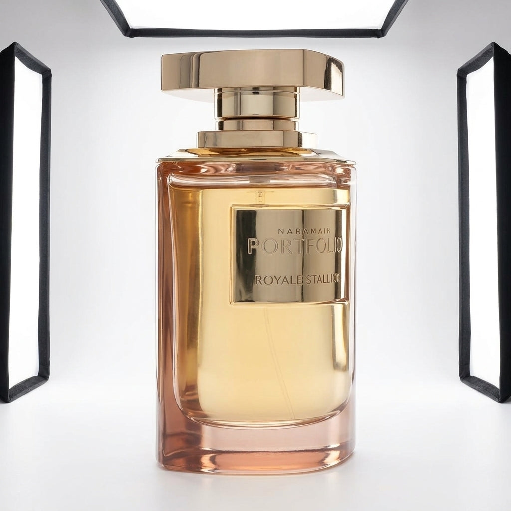 Eau De Parfum — Studio - Side View | Generated by Modelize