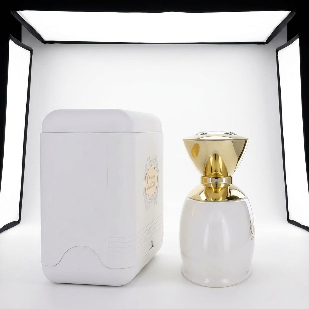 Eau De Parfum — Studio - Side View | Generated by Modelize