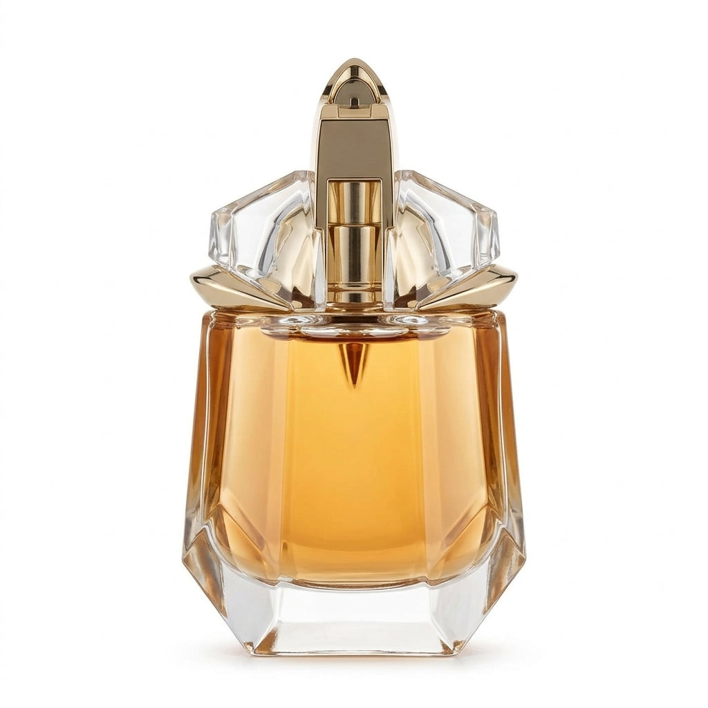 Perfume bottle — Studio - Back View | Generated by Modelize