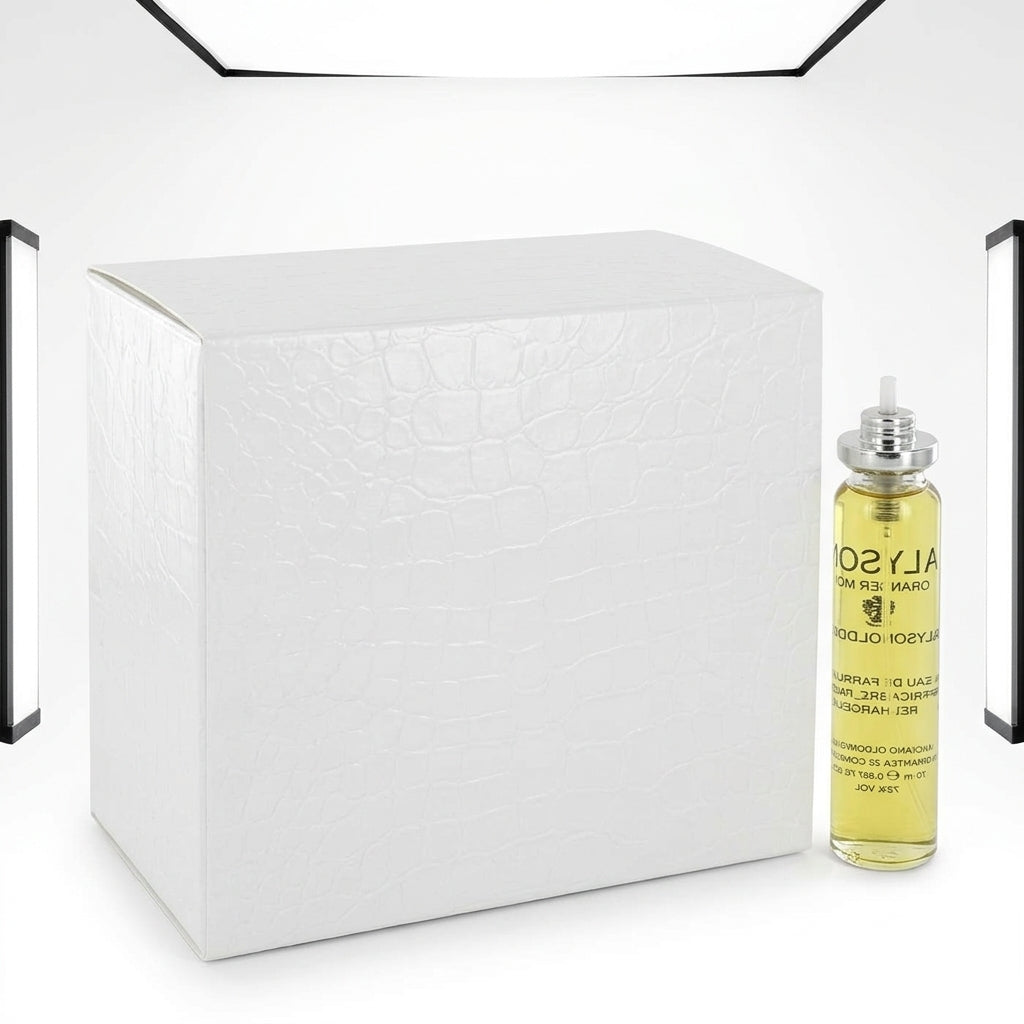 Luxury Perfume Set — Studio - Back View | Generated by Modelize