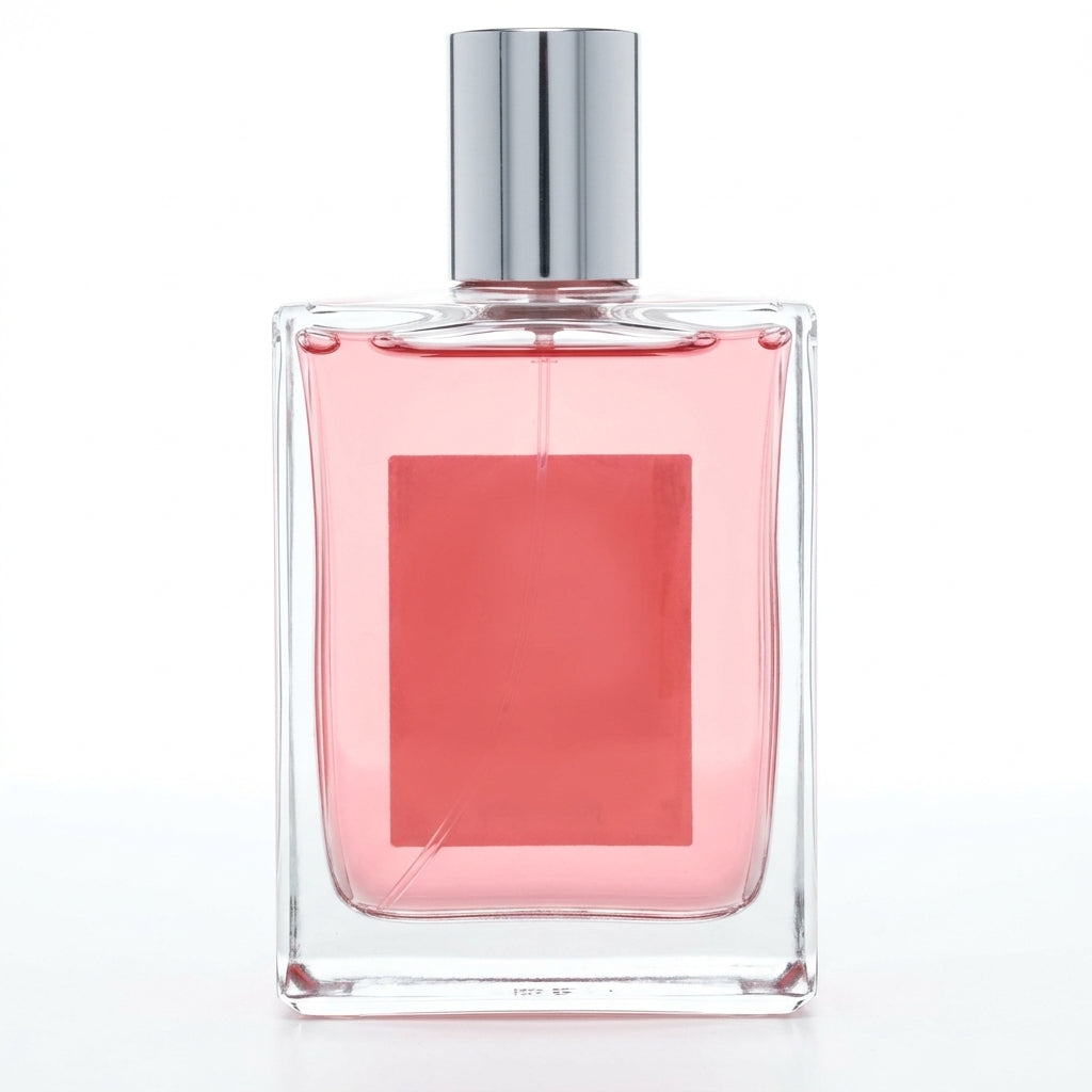 Perfume bottle — Studio - Back View | Generated by Modelize