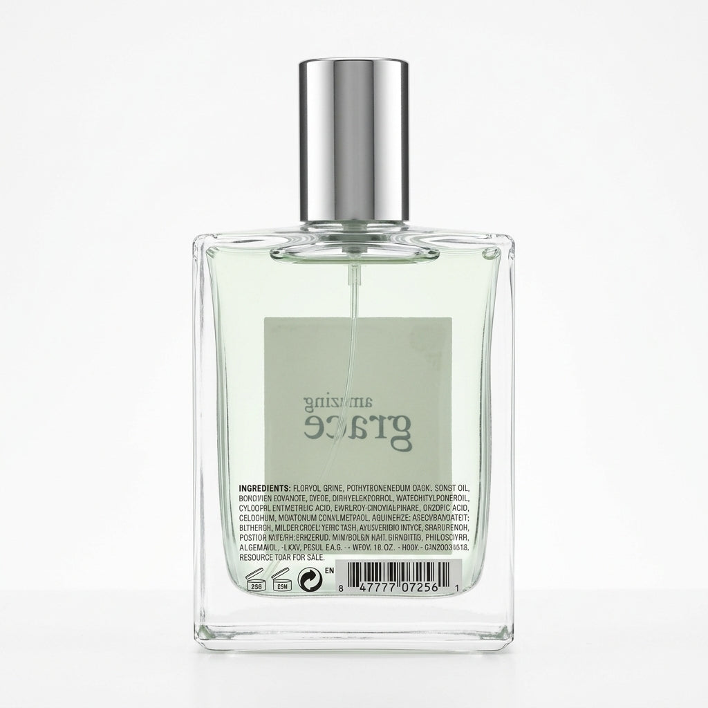 Eau De Toilette Fragrance — Studio - Back View | Generated by Modelize