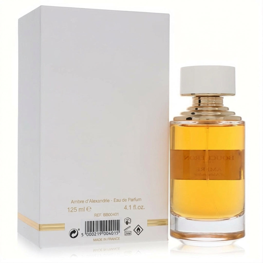Perfume and box set — Studio - Back View | Generated by Modelize