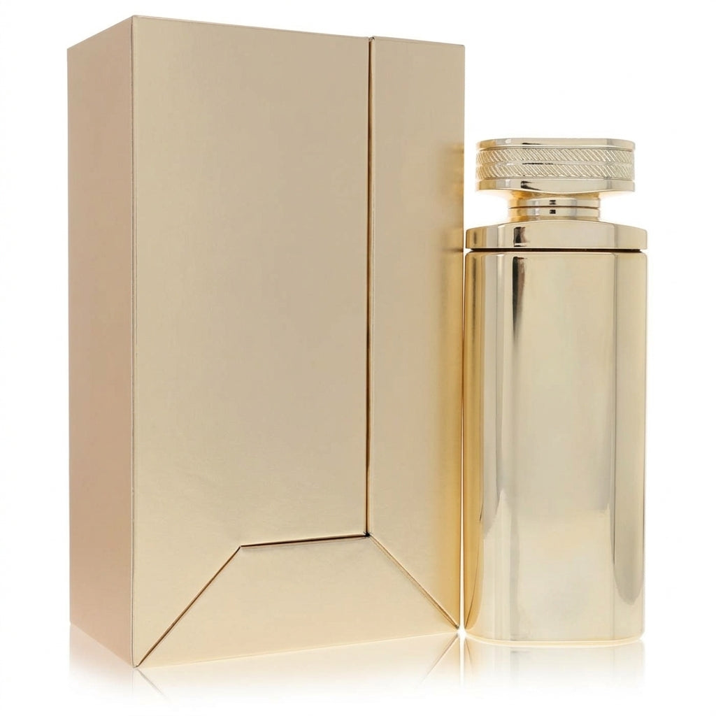 Perfume bottle and packaging — Studio - Back View | Generated by Modelize