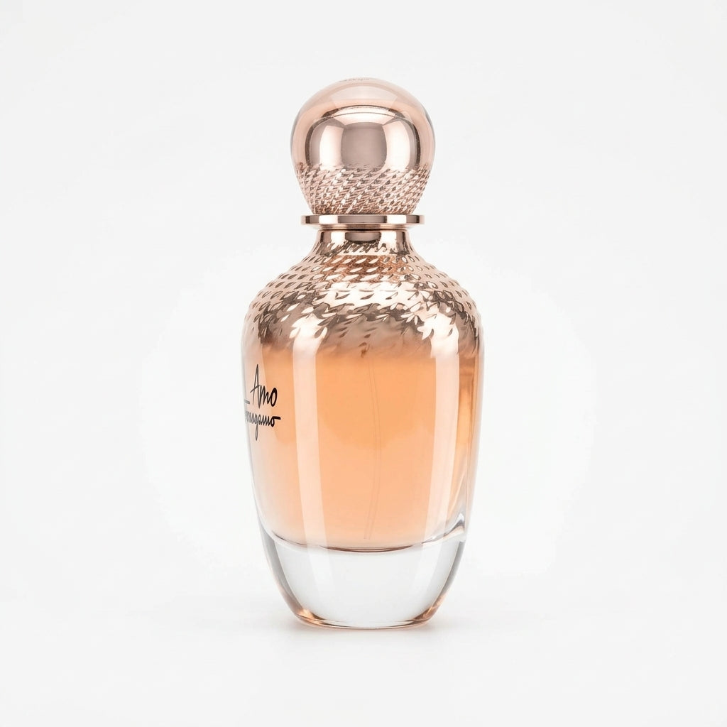 Perfume Bottle — Studio - Side View | Generated by Modelize
