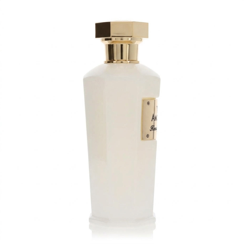 Perfume bottle and packaging — Studio - Side View | Generated by Modelize