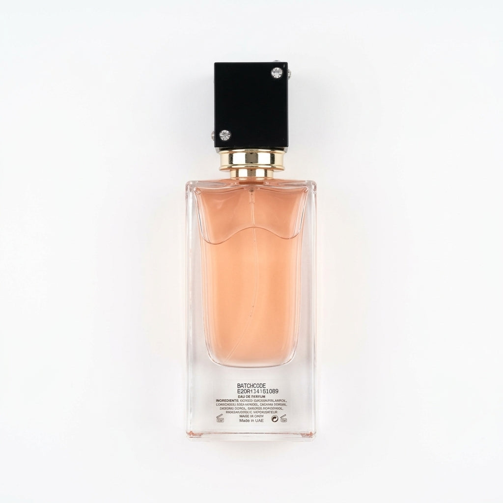 Eau De Parfum — Flat Lay - Back | Generated by Modelize