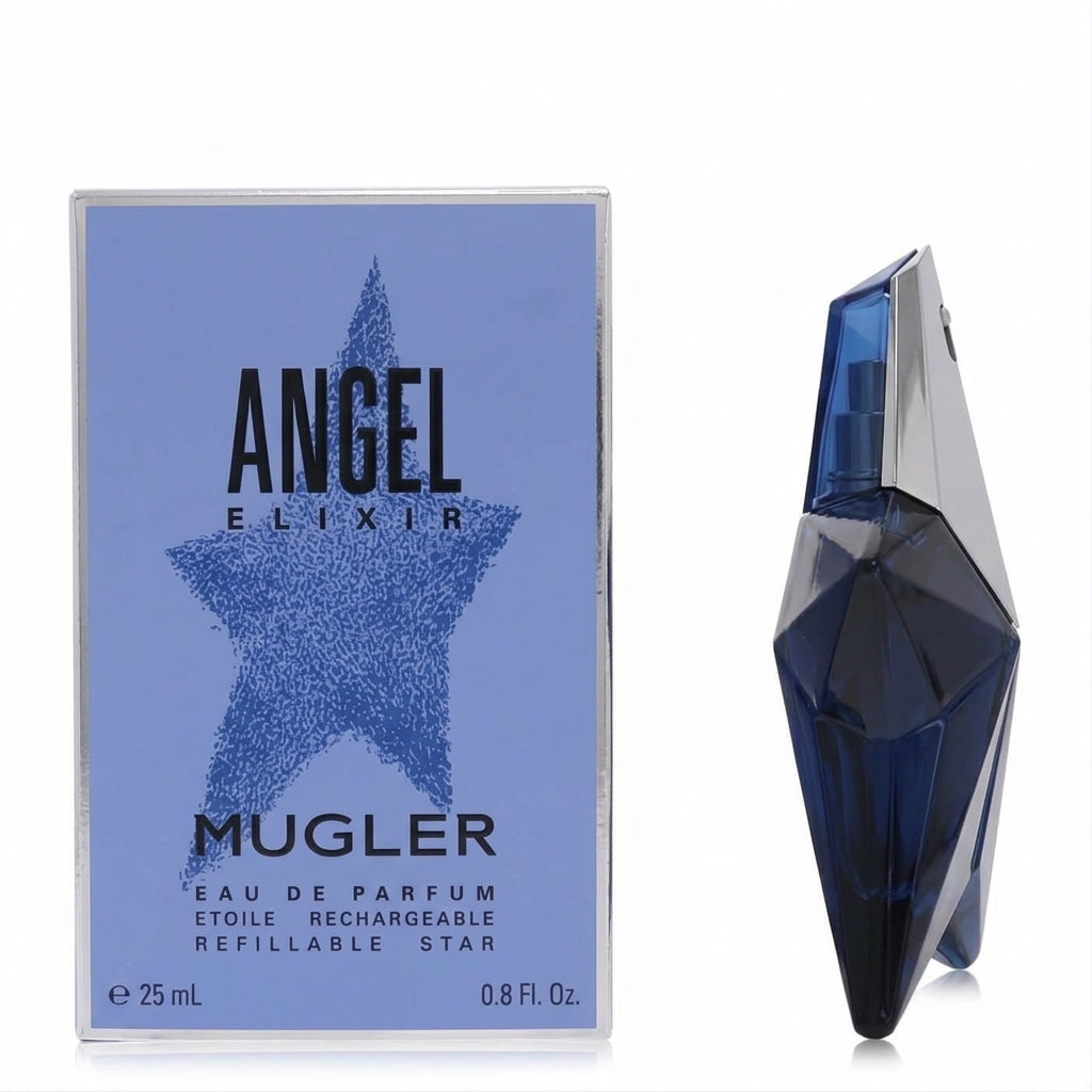 Perfume bottle and packaging — Studio - Side View | Generated by Modelize