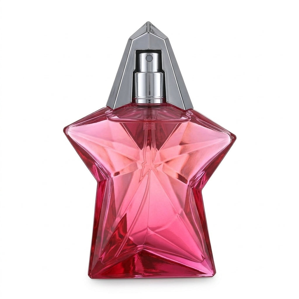 Fragrance bottle and packaging — Studio - Back View | Generated by Modelize