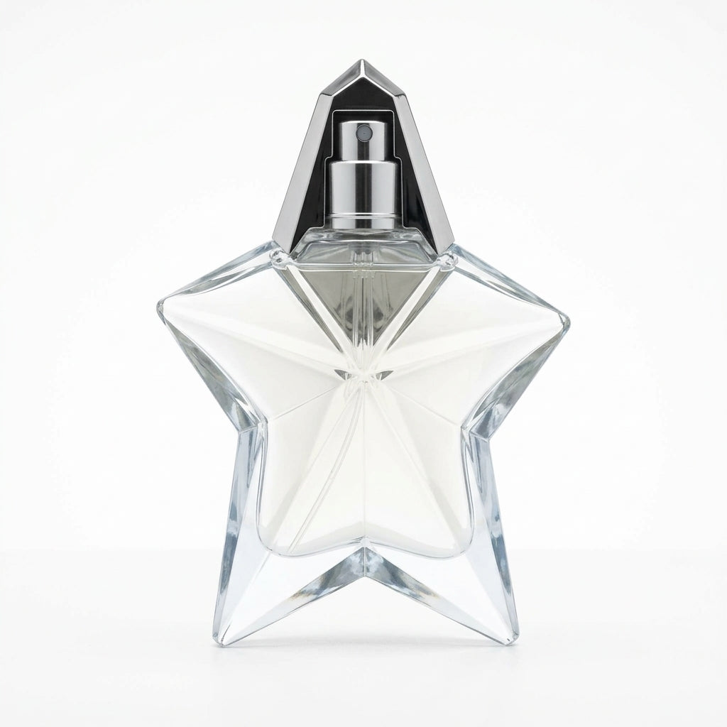 Perfume bottle — Studio - Back View | Generated by Modelize