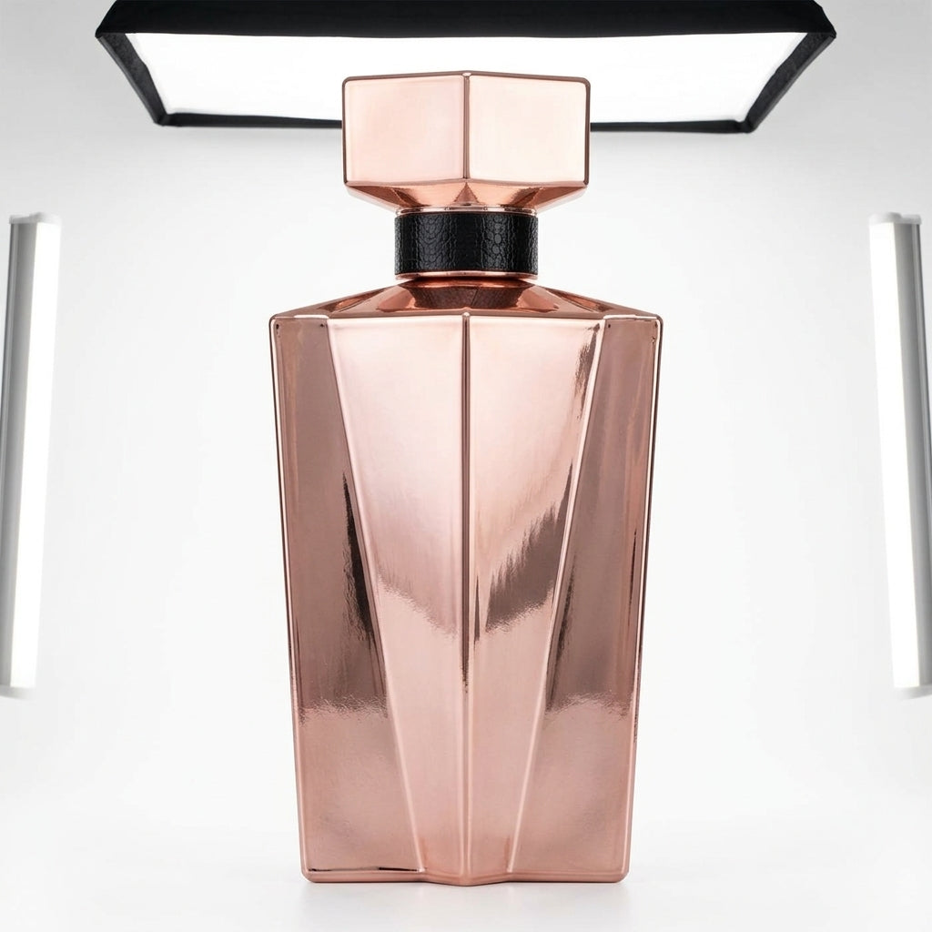 Perfume Bottle — Studio - Back View | Generated by Modelize