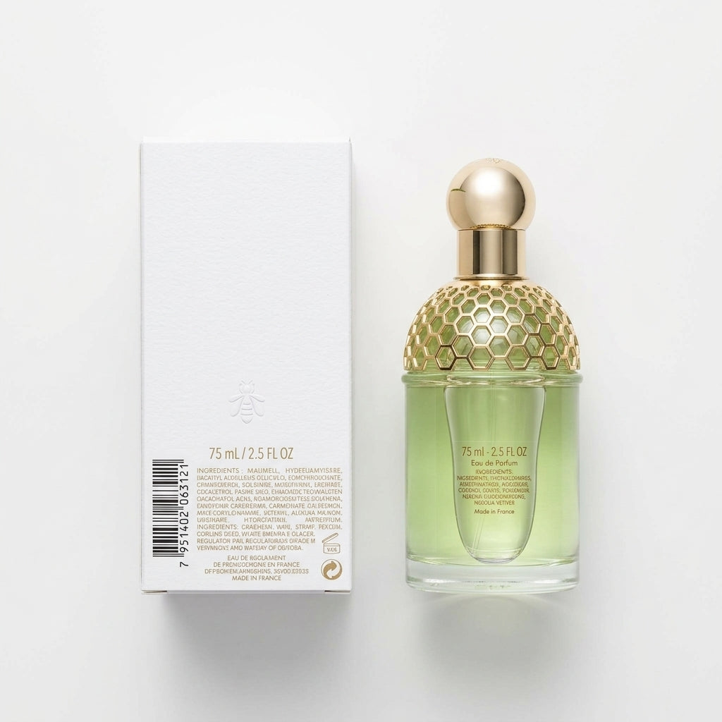 Eau de Parfum — Flat Lay - Back | Generated by Modelize