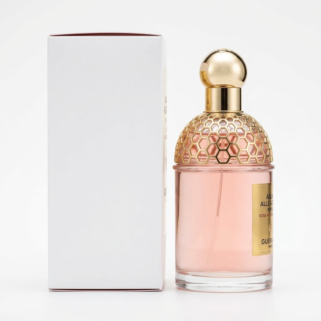 Perfume bottle — Studio - Side View | Generated by Modelize