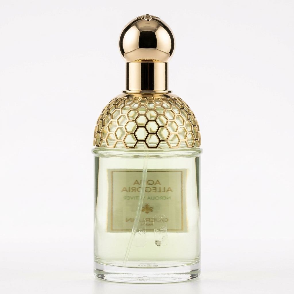 Fragrance Bottle — Studio - Back View | Generated by Modelize