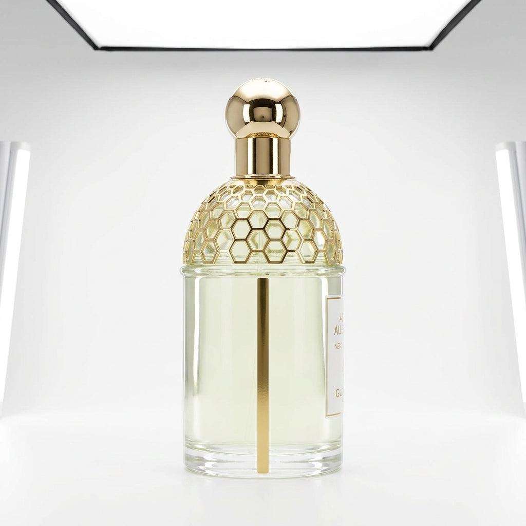 Luxury Fragrance Bottle — Studio - Side View | Generated by Modelize