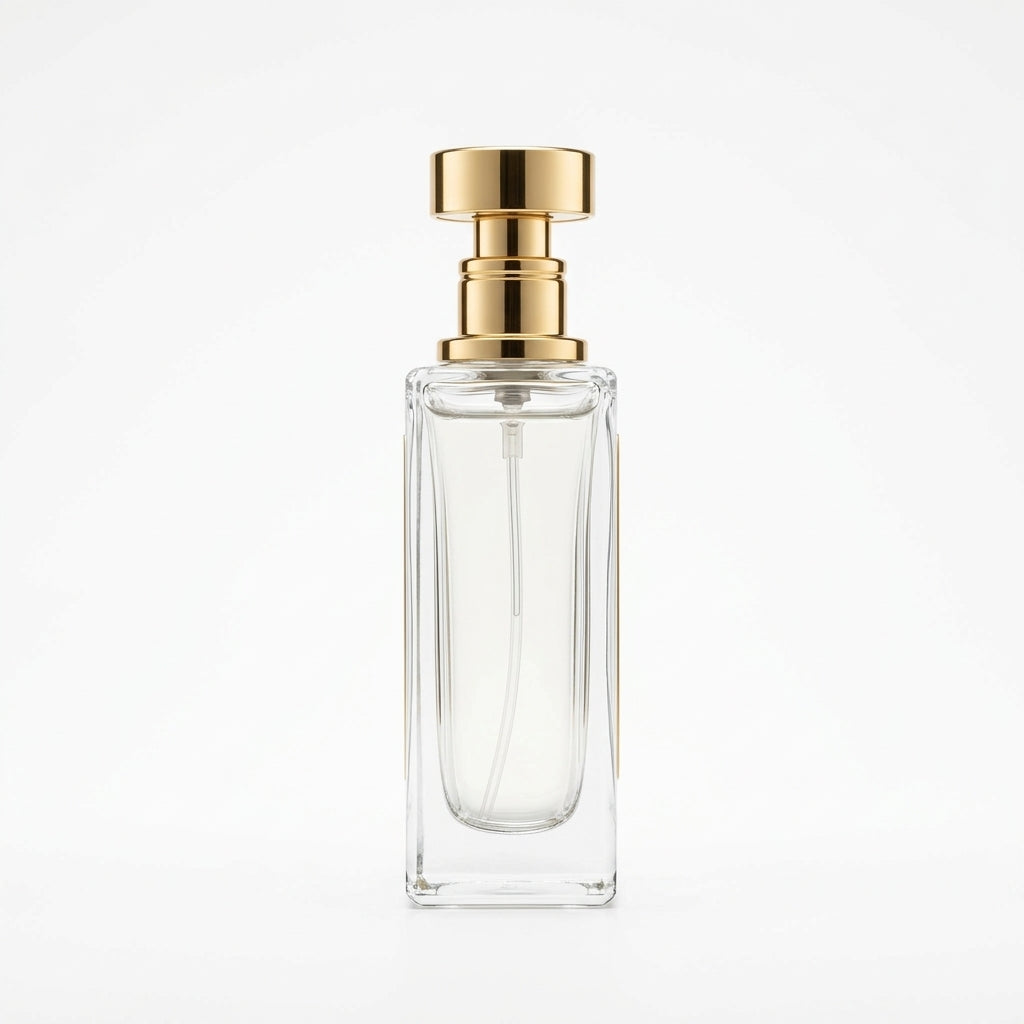 Fragrance bottle — Studio - Side View | Generated by Modelize