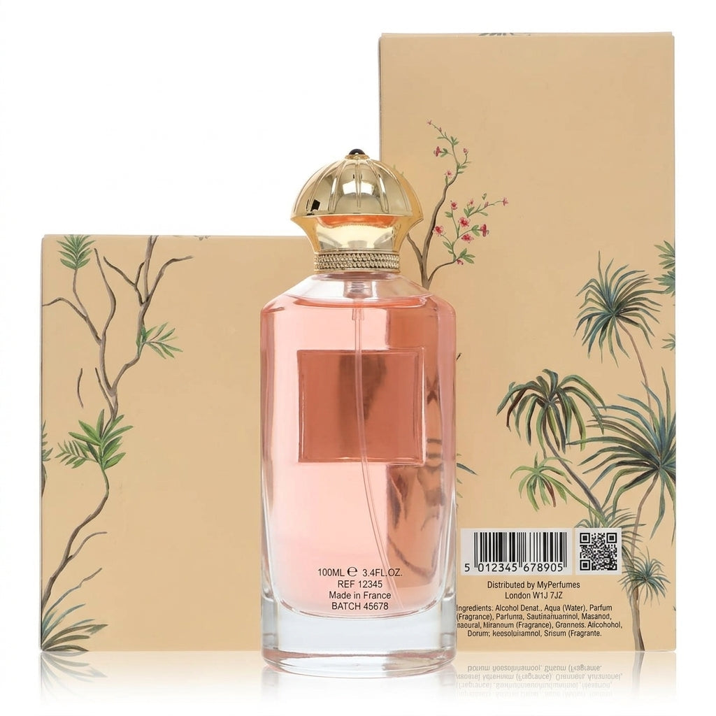Eau De Parfum Spray — Studio - Back View | Generated by Modelize