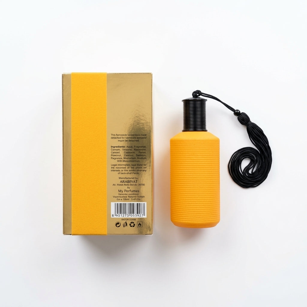 Eau De Parfum — Flat Lay - Back | Generated by Modelize