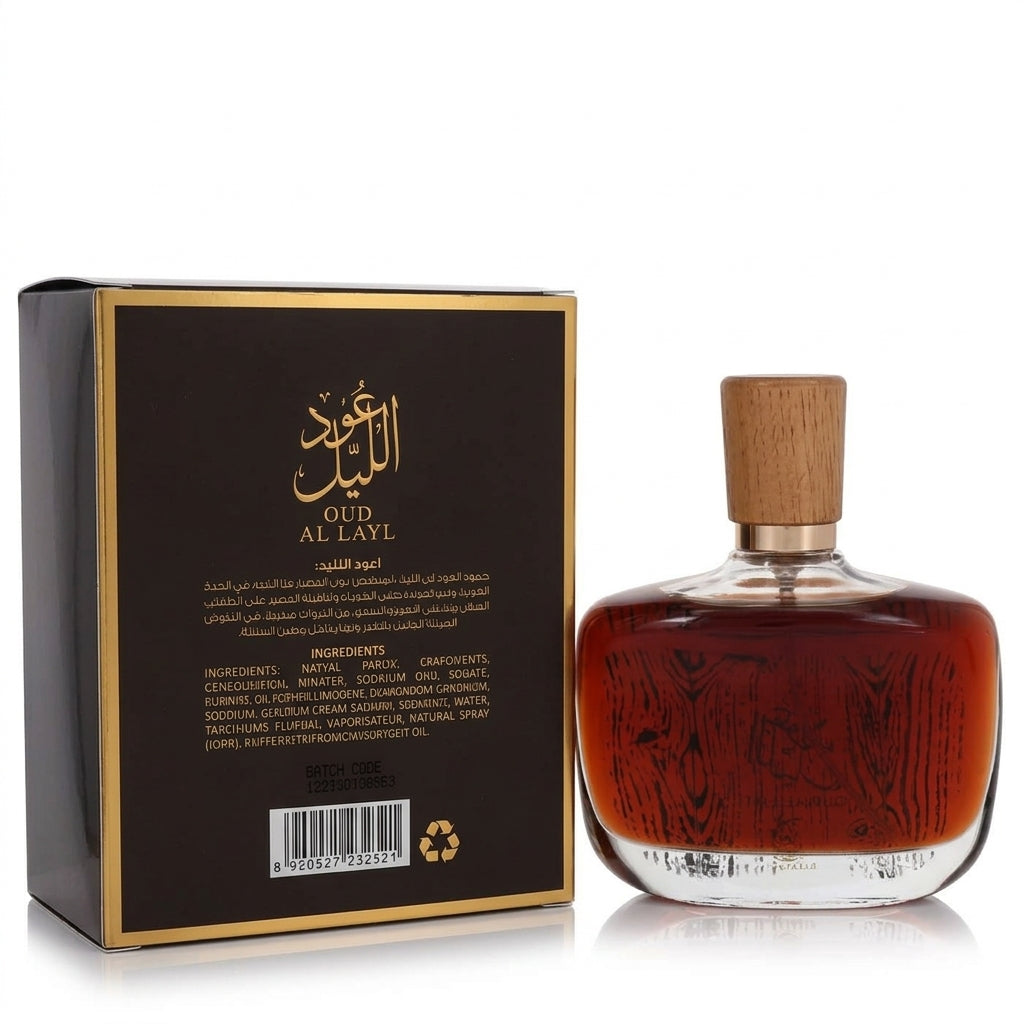Perfume and Box Set — Studio - Back View | Generated by Modelize