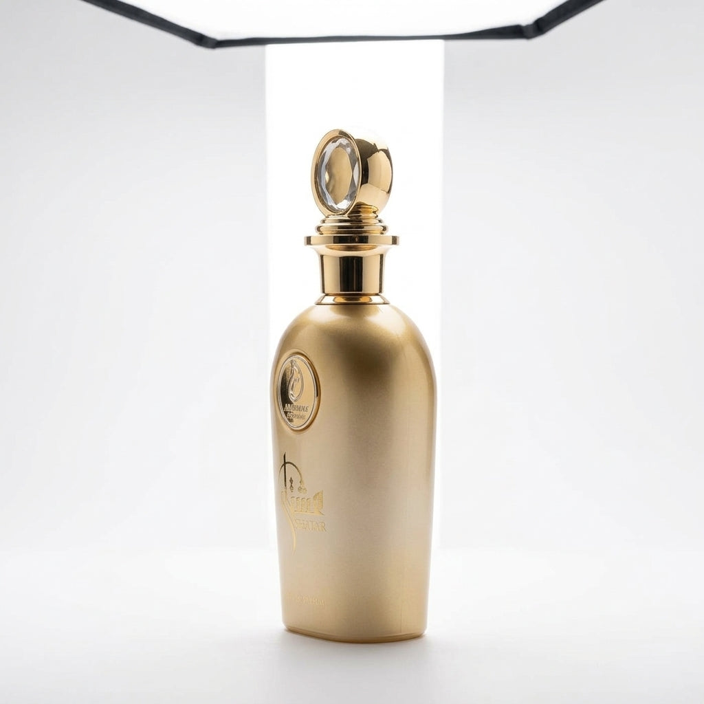 Eau De Parfum — Studio - Side View | Generated by Modelize