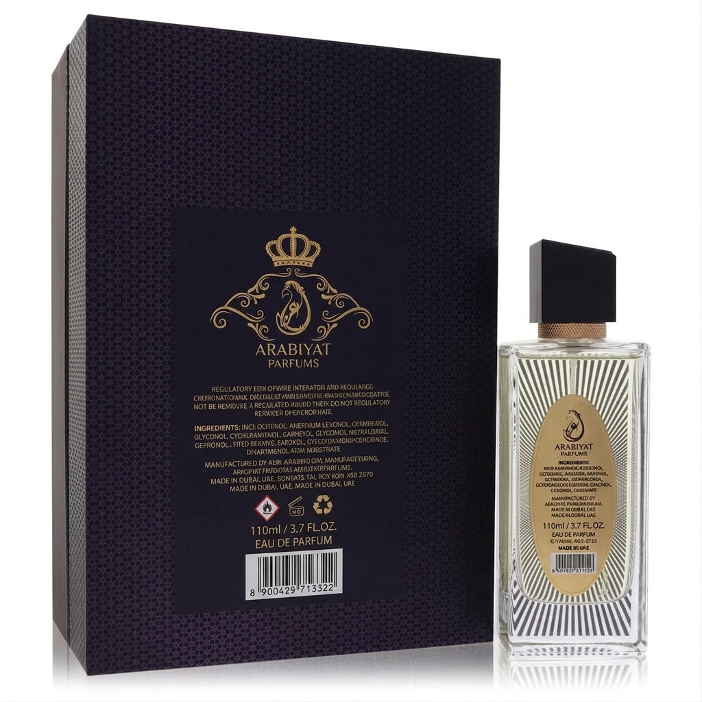 Eau De Parfum Fragrance — Studio - Back View | Generated by Modelize