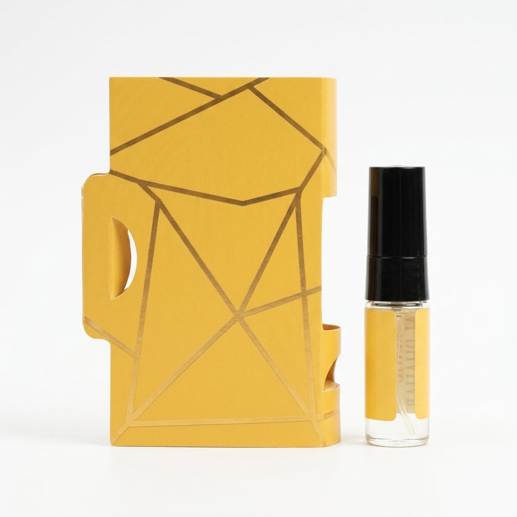 Miniature Perfume EDP — Studio - Back View | Generated by Modelize
