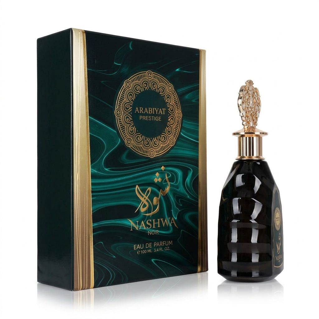 Eau de Parfum fragrance set — Studio - Side View | Generated by Modelize
