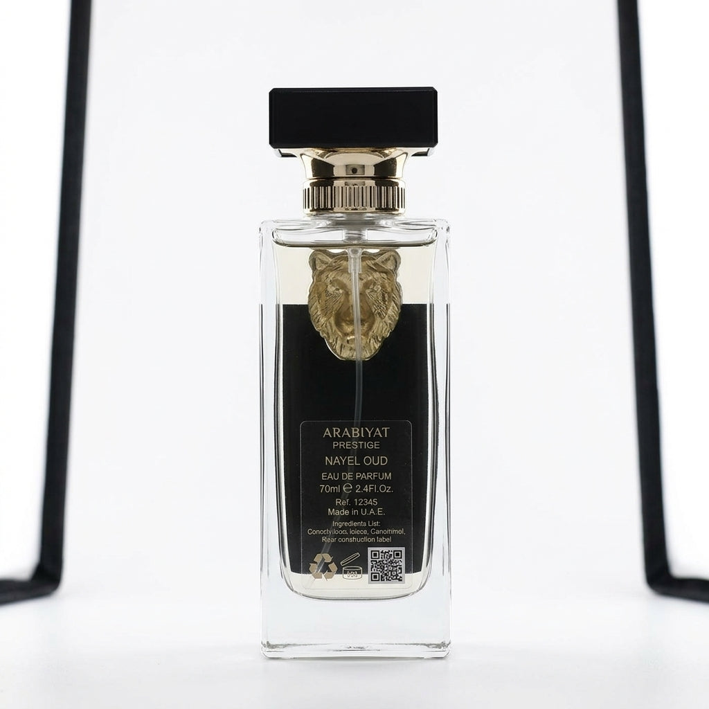 Eau De Parfum — Studio - Back View | Generated by Modelize