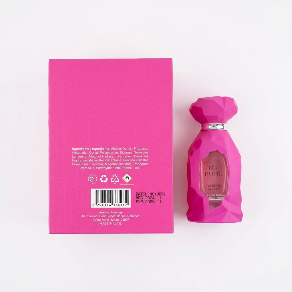 Eau De Parfum — Flat Lay - Back | Generated by Modelize