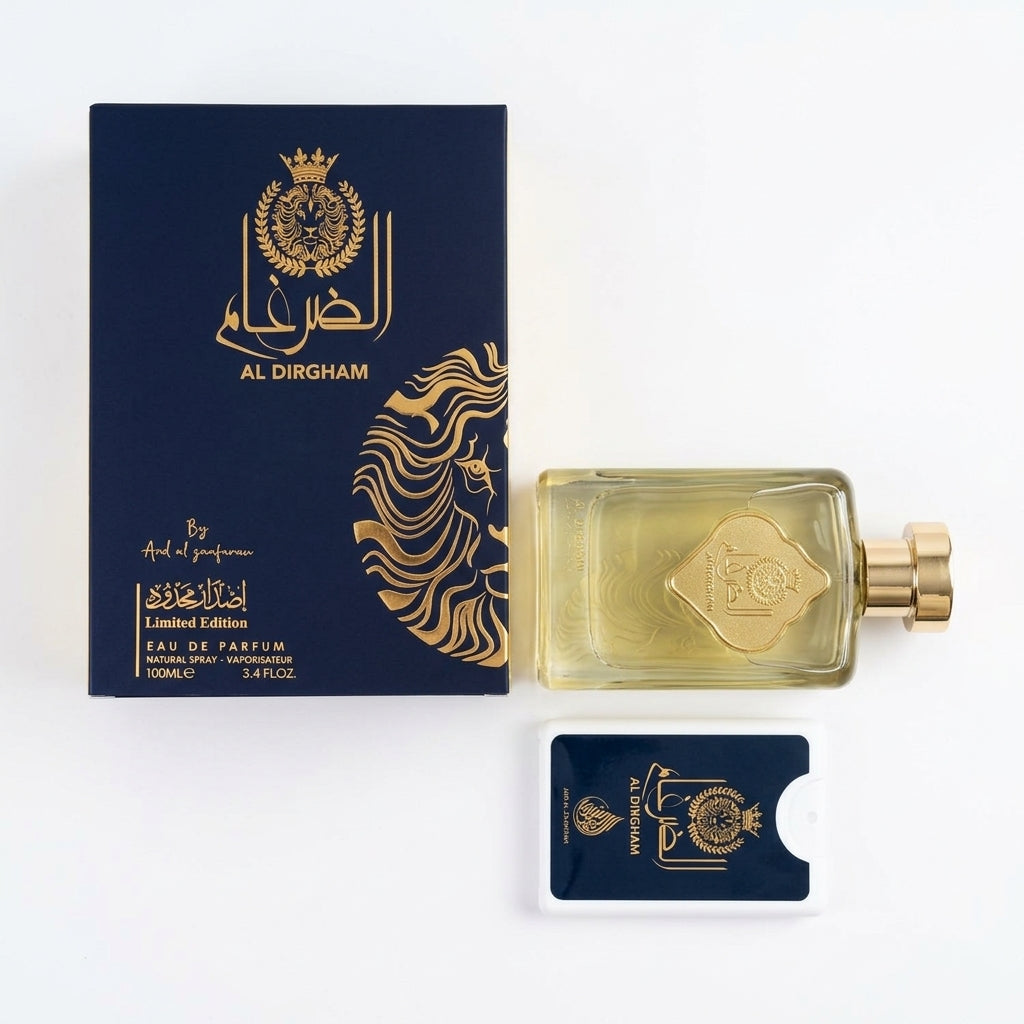 Fragrance Set — Flat Lay - Front | Generated by Modelize