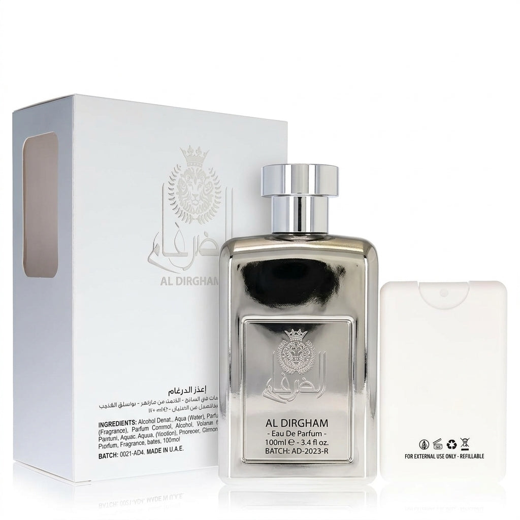 Fragrance Set — Studio - Back View | Generated by Modelize