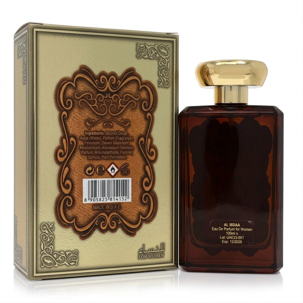 Eau De Parfum — Studio - Back View | Generated by Modelize