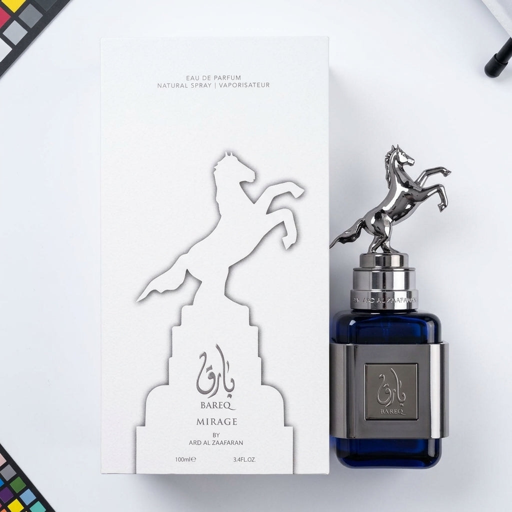 Eau de Parfum fragrance — Flat Lay - Front | Generated by Modelize