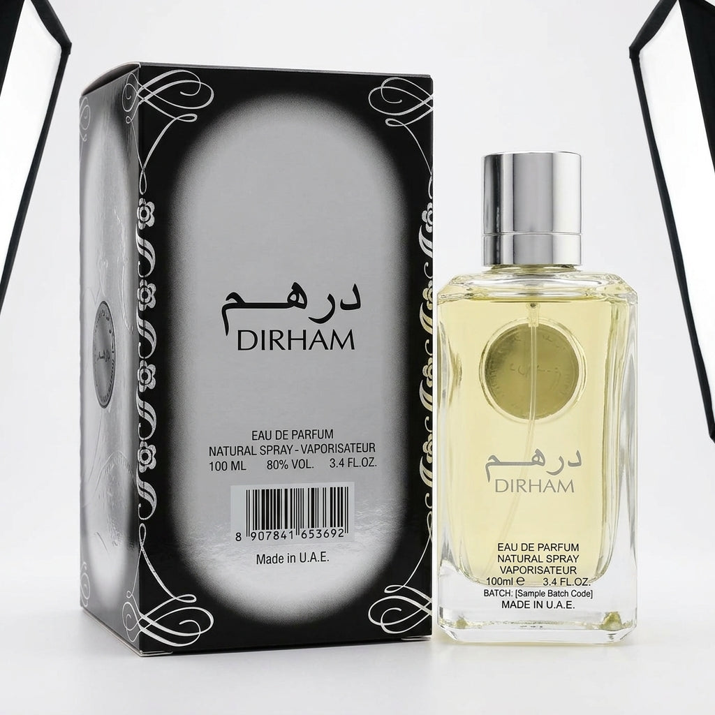 Eau De Parfum Spray — Studio - Back View | Generated by Modelize