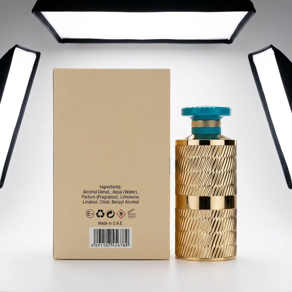 Eau De Parfum Spray — Studio - Back View | Generated by Modelize
