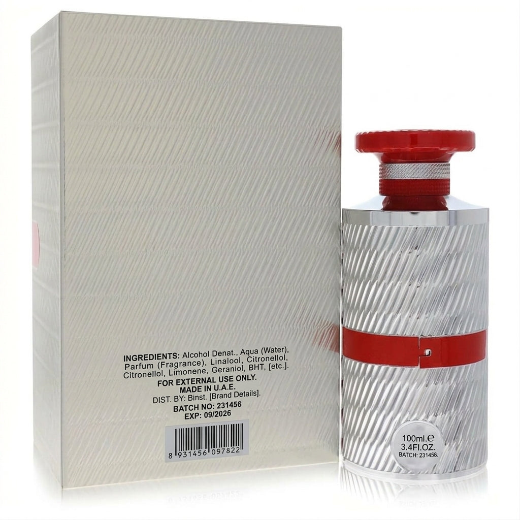 Eau De Parfum (Perfume and Box) — Studio - Back View | Generated by Modelize