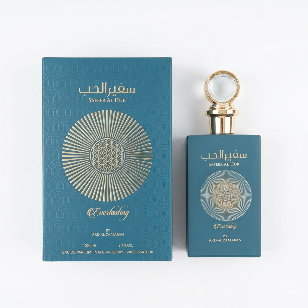 Eau De Parfum — Flat Lay - Back | Generated by Modelize