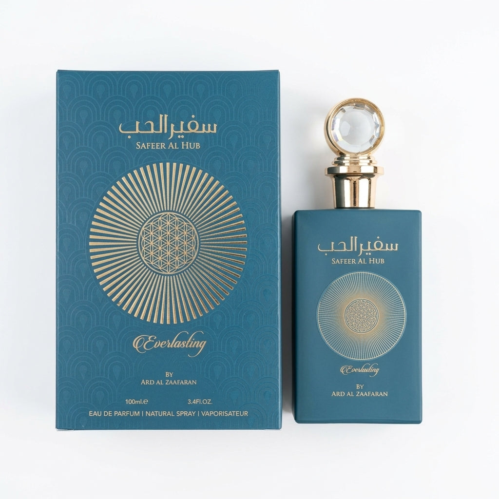 Eau De Parfum Spray — Flat Lay - Front | Generated by Modelize