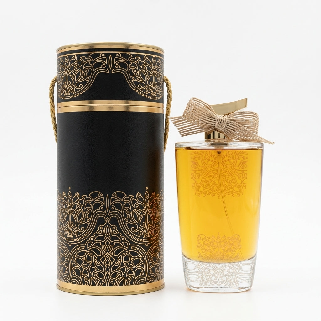 Eau De Parfum — Studio - Back View | Generated by Modelize