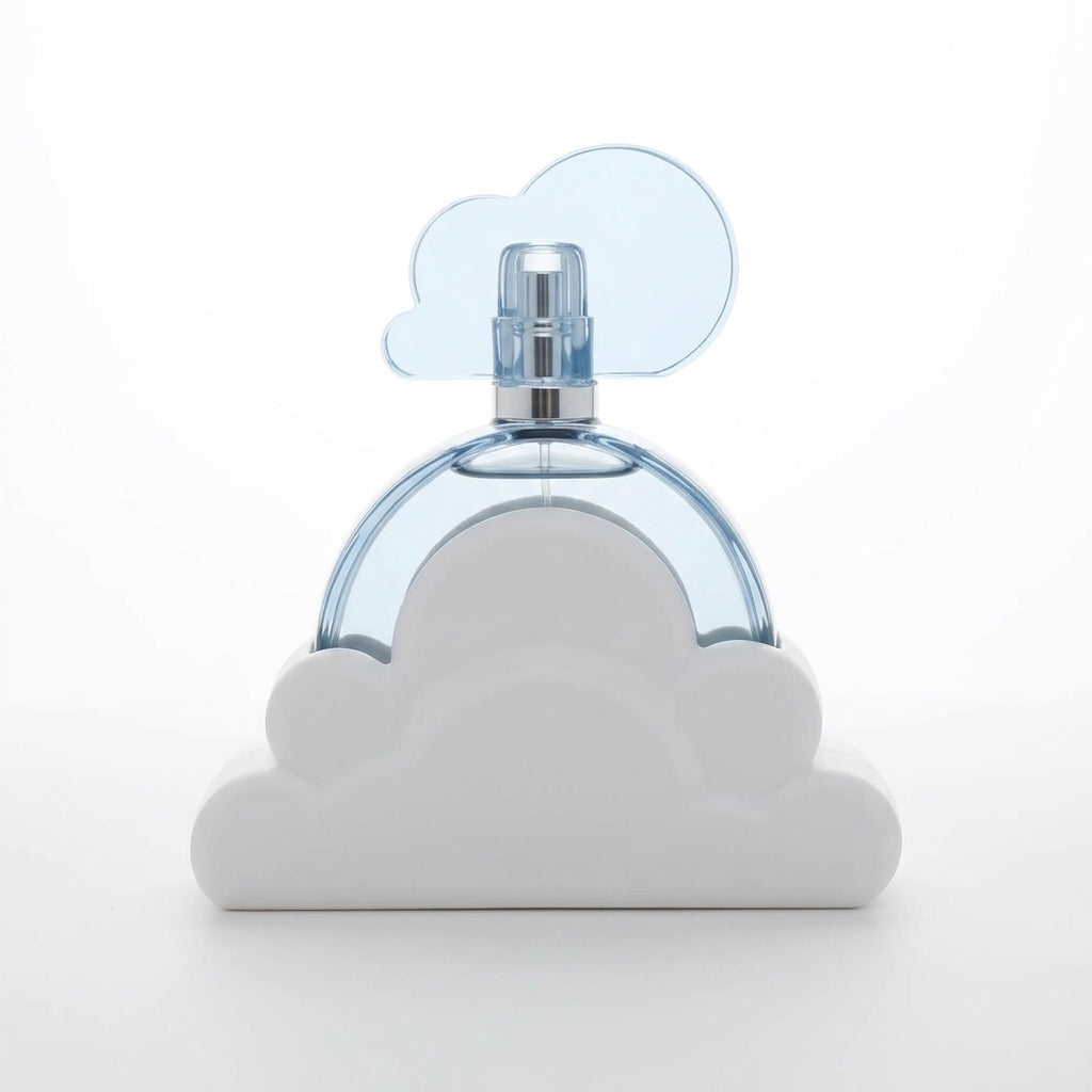 Perfume bottle — Studio - Back View | Generated by Modelize