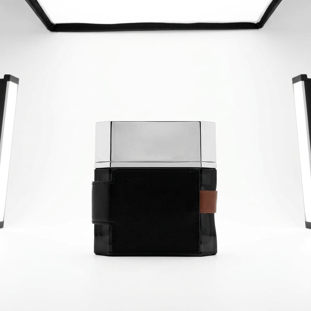 Men's Eau De Parfum — Studio - Back View | Generated by Modelize