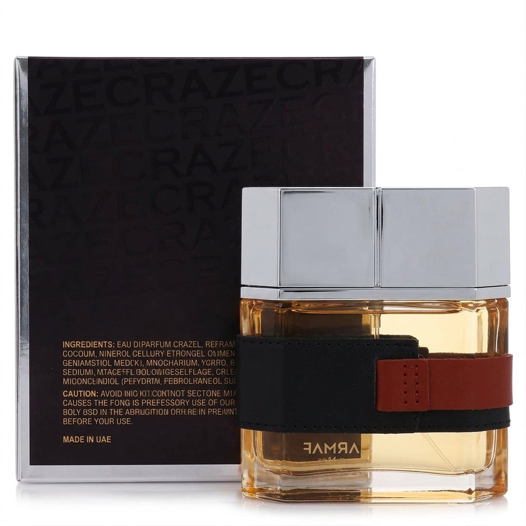 Men's Fragrance — Studio - Back View | Generated by Modelize