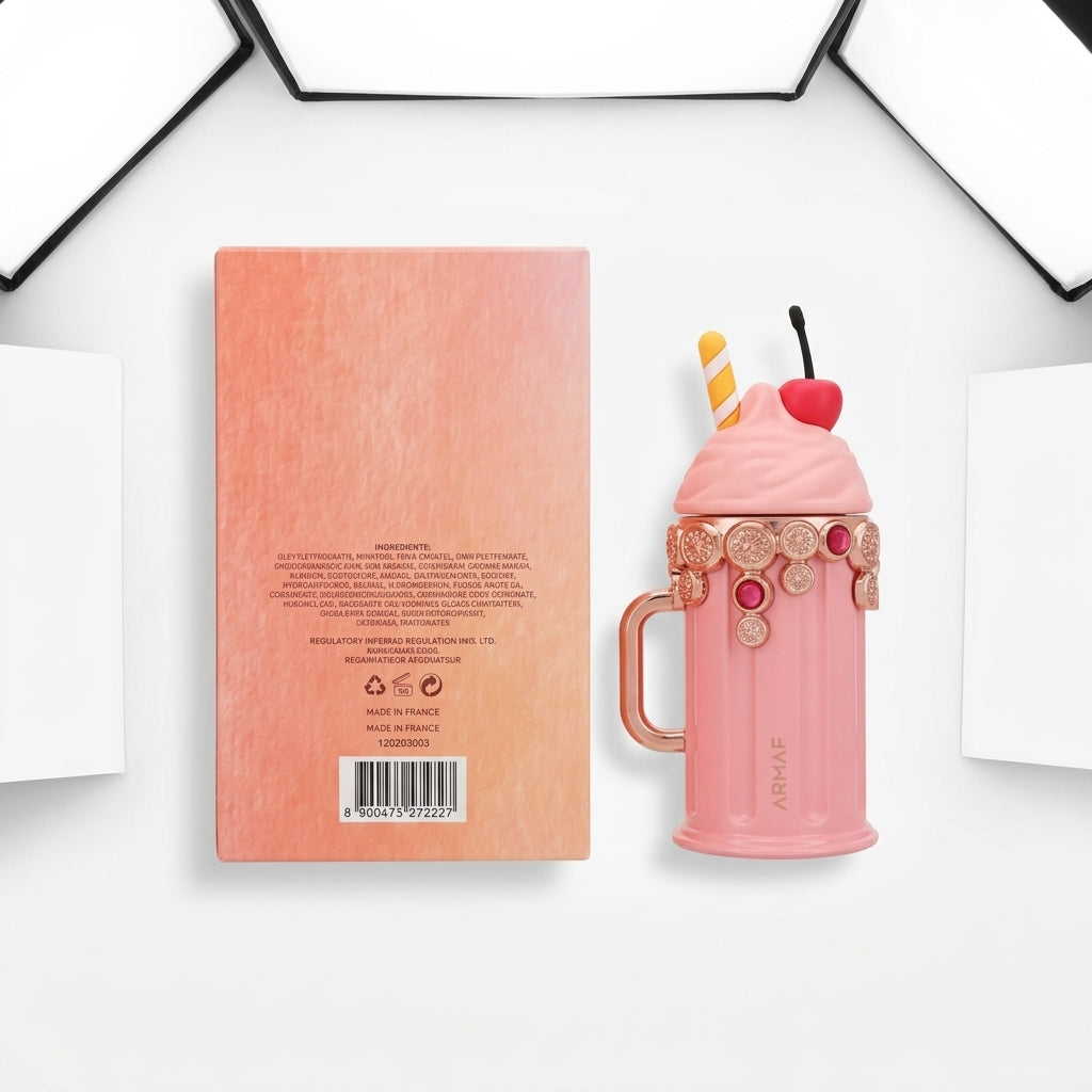 Eau De Parfum Spray — Flat Lay - Back | Generated by Modelize