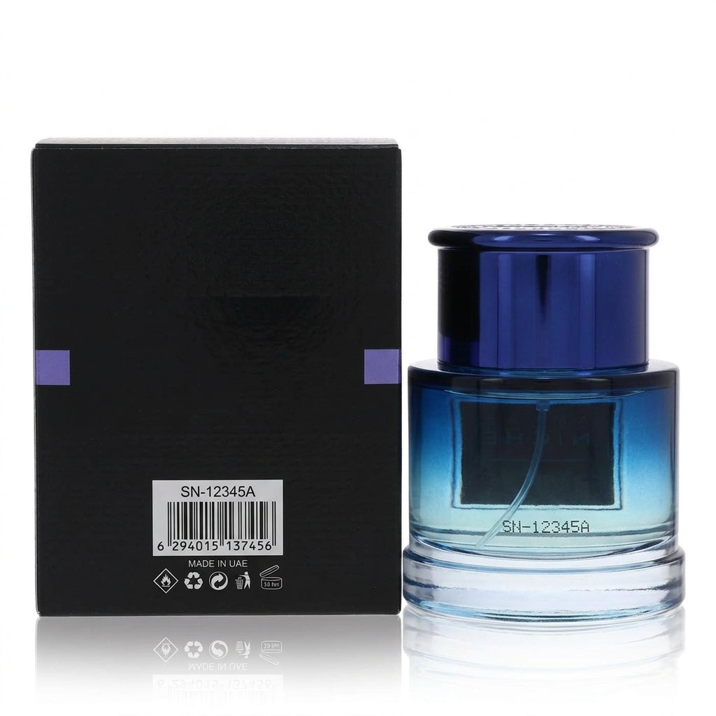 Eau De Parfum Fragrance — Studio - Back View | Generated by Modelize