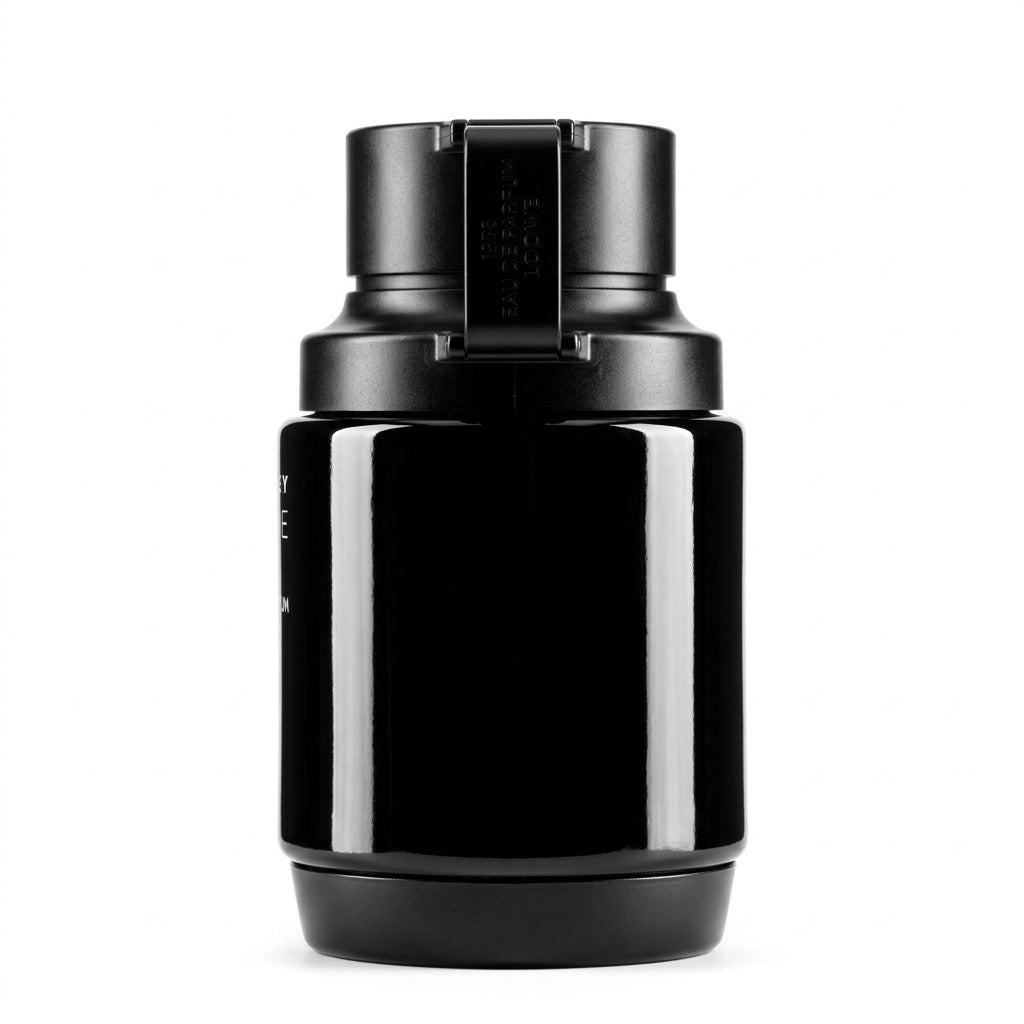 Eau de Parfum fragrance — Studio - Side View | Generated by Modelize